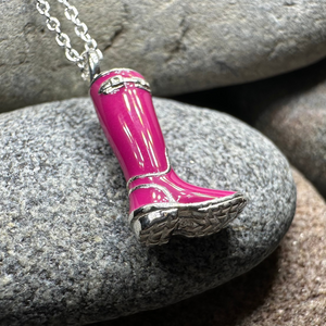 Rainy Day Wellies Boot Necklace