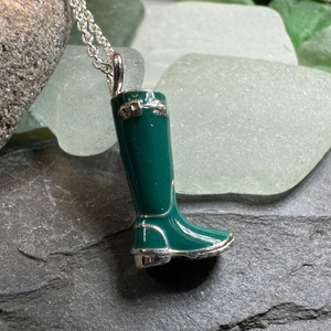 Rainy Day Wellies Boot Necklace