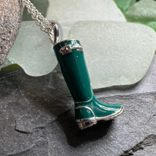 Load image into Gallery viewer, Rainy Day Wellies Boot Necklace
