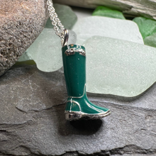 Load image into Gallery viewer, Rainy Day Wellies Boot Necklace
