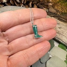 Load image into Gallery viewer, Rainy Day Wellies Boot Necklace
