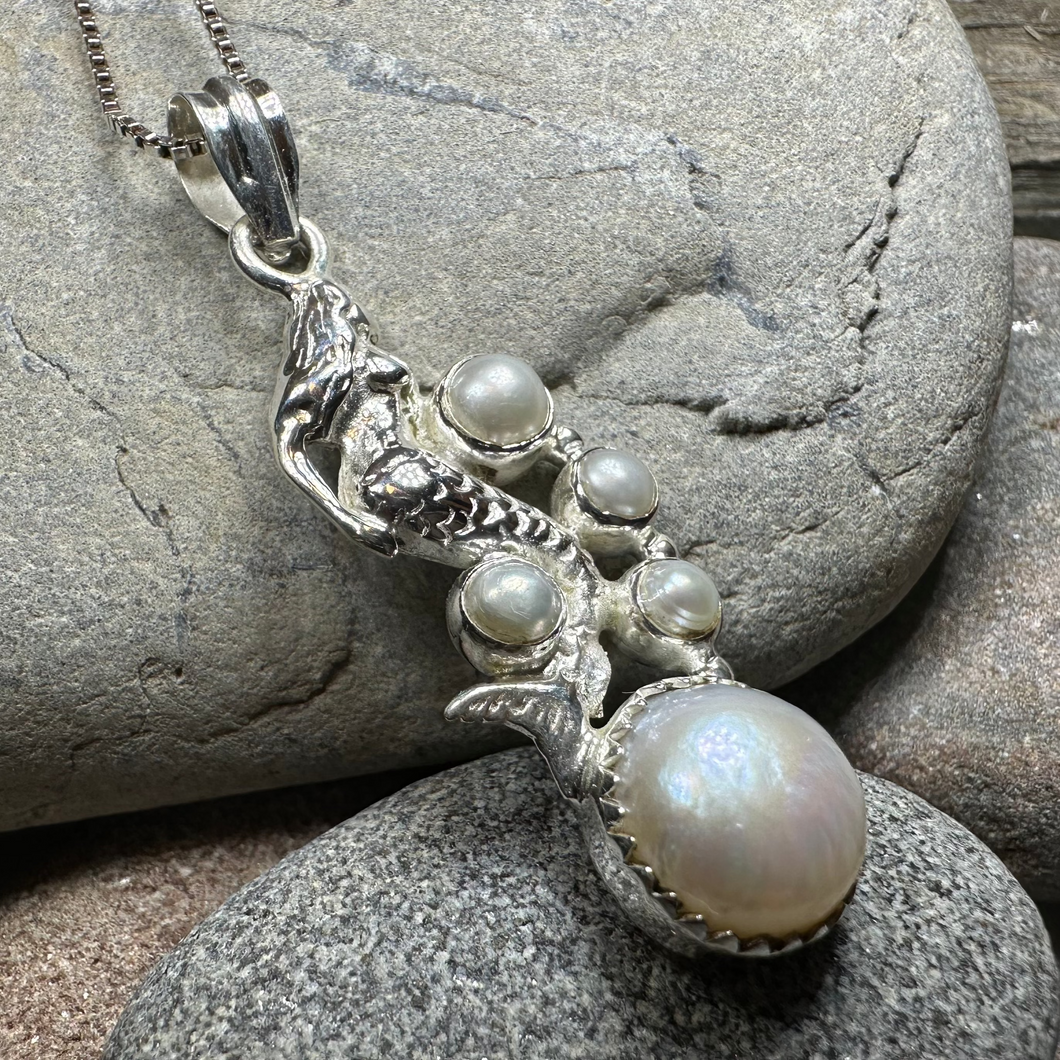 Marica Pearl Mermaid Necklace