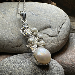 Marica Pearl Mermaid Necklace