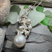 Load image into Gallery viewer, Marica Pearl Mermaid Necklace
