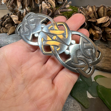 Load image into Gallery viewer, Celtic Friendship Knot Hair Clip
