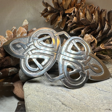 Load image into Gallery viewer, Celtic Honesty Knot Hair Clip
