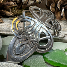 Load image into Gallery viewer, Celtic Honesty Knot Hair Clip
