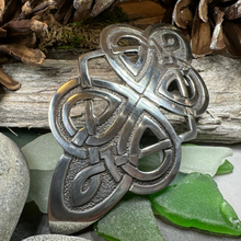 Load image into Gallery viewer, Celtic Honesty Knot Hair Clip
