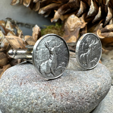 Load image into Gallery viewer, Garscadden Stag Cuff Links
