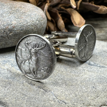 Load image into Gallery viewer, Garscadden Stag Cuff Links
