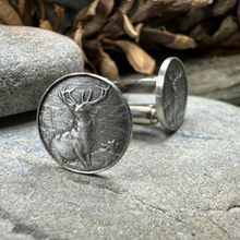 Load image into Gallery viewer, Garscadden Stag Cuff Links
