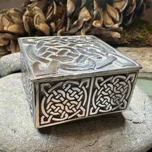 Load image into Gallery viewer, Square Celtic Trinket Box
