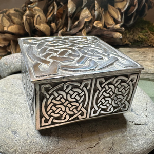 Square Celtic Trinket Box