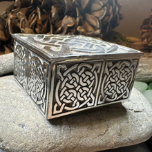 Load image into Gallery viewer, Square Celtic Trinket Box
