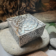 Load image into Gallery viewer, Square Celtic Trinket Box
