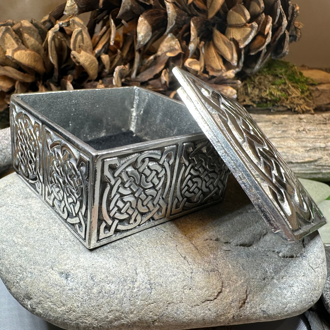 Square Celtic Trinket Box