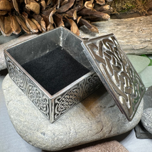 Load image into Gallery viewer, Square Celtic Trinket Box
