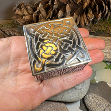 Load image into Gallery viewer, Square Celtic Trinket Box
