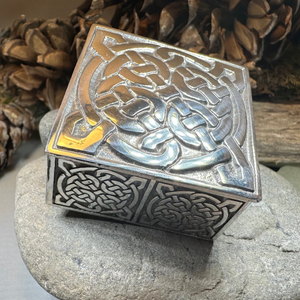 Square Celtic Trinket Box