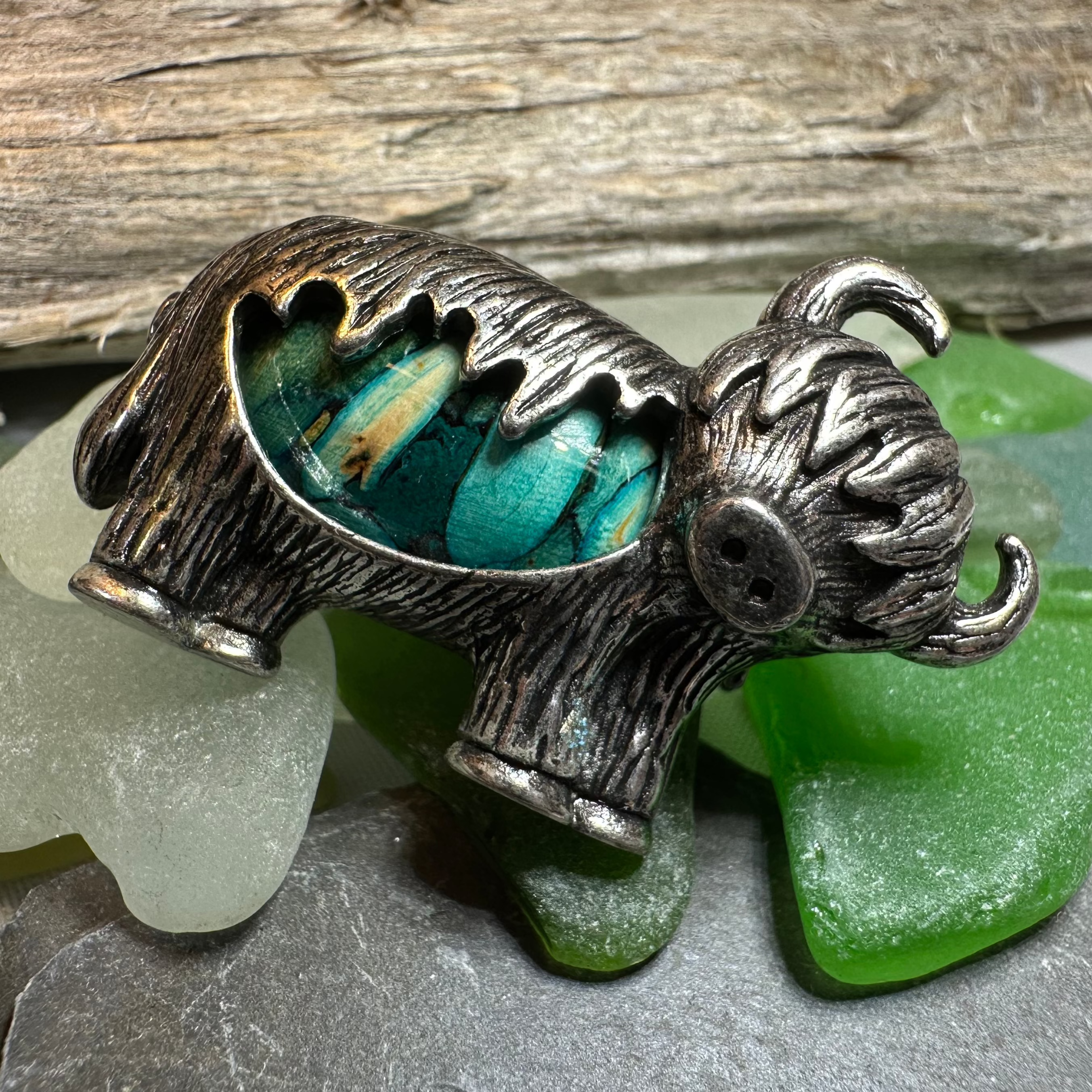 Heathergems Highland Cow Brooch