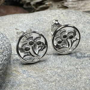 Dolina Thistle Stud Earrings