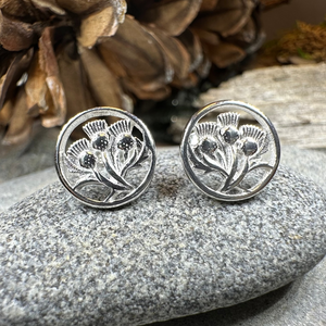 Dolina Thistle Stud Earrings