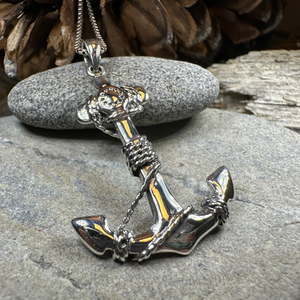 Harbor Bound Anchor Necklace