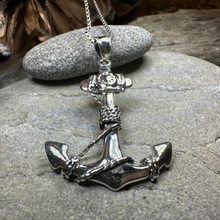 Load image into Gallery viewer, Harbor Bound Anchor Necklace
