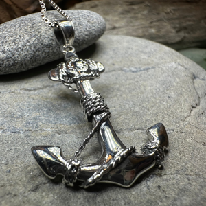 Harbor Bound Anchor Necklace