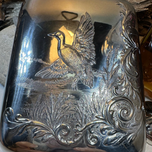 Load image into Gallery viewer, Mallard Duck Pewter Hip Flask
