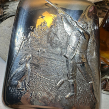 Load image into Gallery viewer, Gone Hunting Pewter Hip Flask
