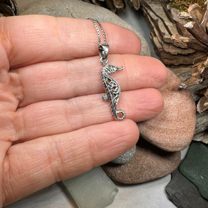 Celtic Seahorse Necklace