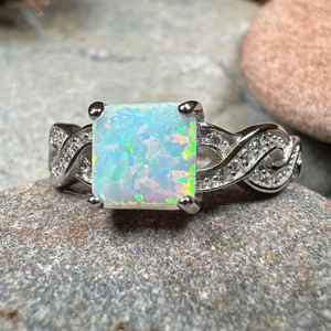 Highland Lass Celtic Opal Ring