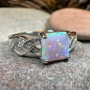 Highland Lass Celtic Opal Ring