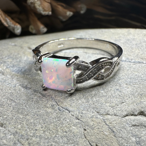 Highland Lass Celtic Opal Ring