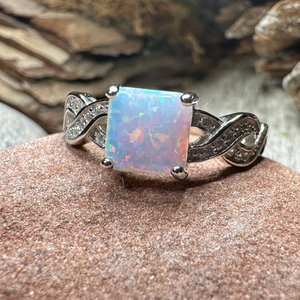 Highland Lass Celtic Opal Ring