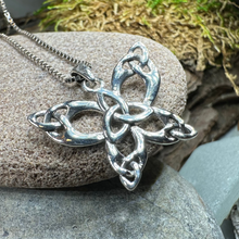 Load image into Gallery viewer, Trinity Knot Butterfly Necklace
