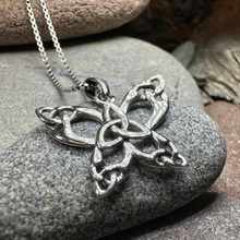 Load image into Gallery viewer, Trinity Knot Butterfly Necklace
