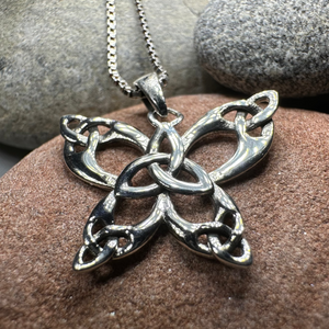 Trinity Knot Butterfly Necklace