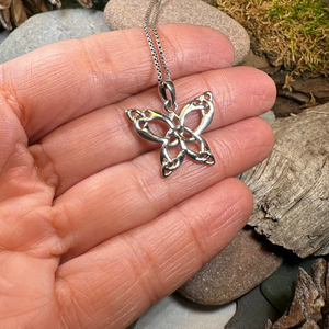 Trinity Knot Butterfly Necklace