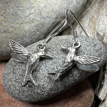 Load image into Gallery viewer, Realistic Hummingbird Earrings
