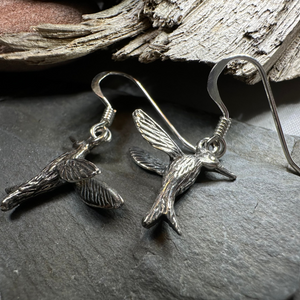 Realistic Hummingbird Earrings