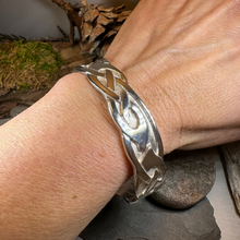 Load image into Gallery viewer, Cruth Celtic Pewter Cuff Bracelet
