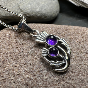 Scottish Spring Thistle Necklace