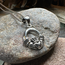 Load image into Gallery viewer, Petite Claddagh Necklace
