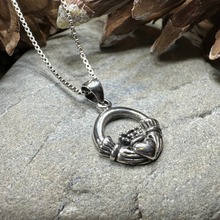 Load image into Gallery viewer, Petite Claddagh Necklace
