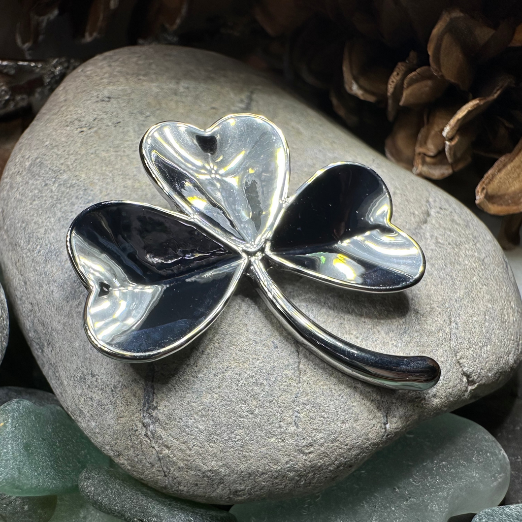 Ireland Shamrock Brooch