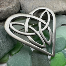 Load image into Gallery viewer, Everheart Celtic Heart Brooch
