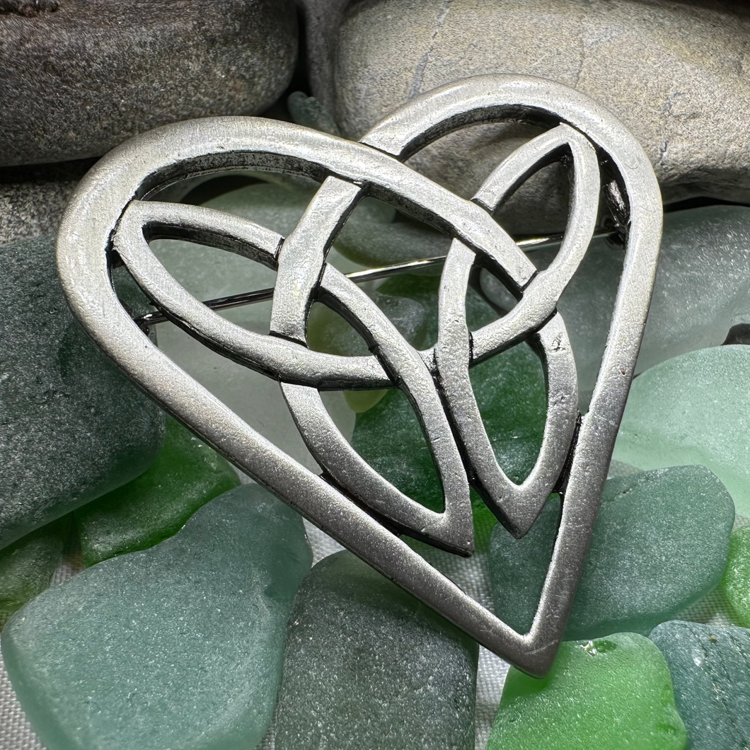 Everheart Celtic Heart Brooch