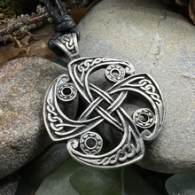 Load image into Gallery viewer, Pewter Celtic Elements Necklace
